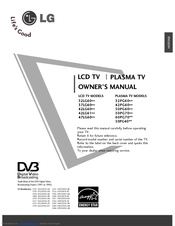 LG 47LG6000.AEK Owner's Manual