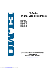 Elmo EDR-X216 User Manual