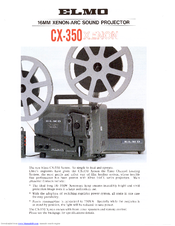Elmo CX-350 Xenon Specifications