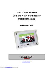 Elonex LNX-PFD7501 User Manual