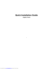 Emprex BPR-101 Quick Installation Manual