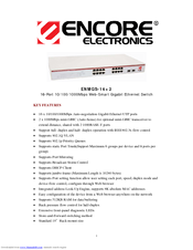 Encore ENMGS-16+2 Specifications
