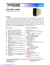 Encore ENNHD-1000 Specifications