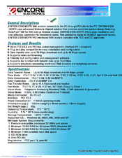 Encore ENF656-ESW-MOPR Specifications