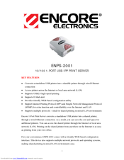 Encore ENPS-2001 Specifications