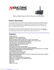 Encore ENPSWI-G Datasheet