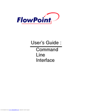 FlowPoint 100 User Manual