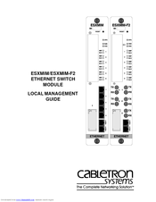 Cabletron Systems ESXMIM Management Manual