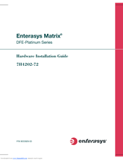Enterasys Matrix 7H4202-72 Hardware Installation Manual