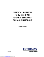 Enterasys Vertical Horizon VHIM1000-S1TX User Manual