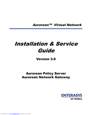 Enterasys Aurorean ANG-3000 Installation & Service Manual