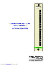 Cabletron Systems CSMIM2-32 Installation Manual