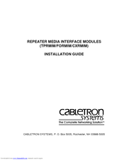 Cabletron Systems TPRMIM-22 Installation Manual