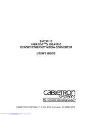 Cabletron Systems EMC37-12 User Manual