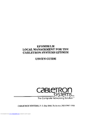 Cabletron Systems EFDMIM/LM User Manual