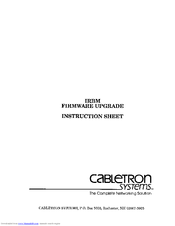 Cabletron Systems IRBM Supplementary Manual