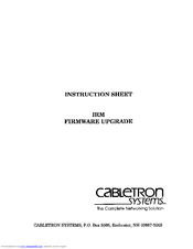 Cabletron Systems IRM Supplementary Manual