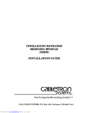 Cabletron Systems IRBM Installation Manual