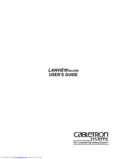 Cabletron Systems LANVIEWsecure User Manual