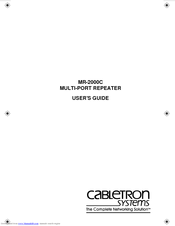 Cabletron Systems MR-2000C User Manual