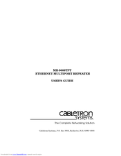 Cabletron Systems MR-9000TPT User Manual