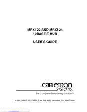 Cabletron Systems MRXI-22 User Manual