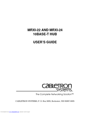 Cabletron Systems MRXI-24 User Manual