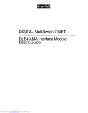 Digital Equipment DLE49-MA User Manual