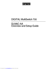 Cabletron Systems DLM6C-AA Overview And Setup Manual