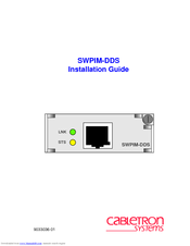 Cabletron Systems SWPIM-DDS Installation Manual