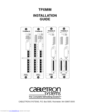 Cabletron Systems TPXMIM-33 Installation Manual