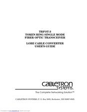 Cabletron Systems TRFOT-3 User Manual