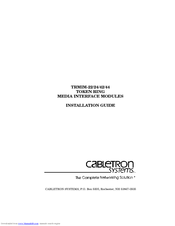 Cabletron Systems TRMIM-42 Installation Manual