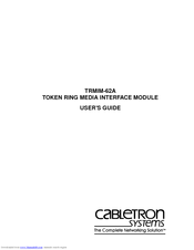 Cabletron Systems TRMIM-62A User Manual