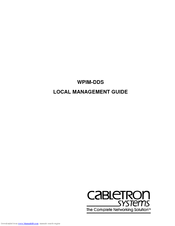 Cabletron Systems WPIM-DDS Management Manual