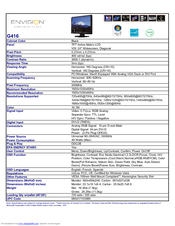 envision h170l service manual