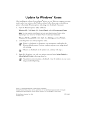 Epson Stylus CX4600 Documentation Update