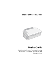 Epson Stylus CX5700 Basic Manual