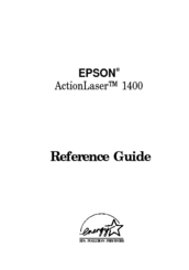 Epson ActionLaser 1400 Reference Manual
