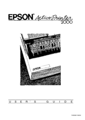 Epson ActionPrinter 2000 User Manual