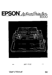 Epson ActionPrinter 3000 User Manual