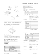 Epson ActionPrinter L-1000 Product Information