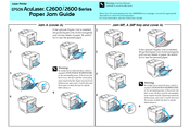 Epson AcuLaser C2600N Paper Jam Manual