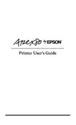 Epson AP-80 User Manual