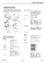 Epson EPL-6000 Product Information