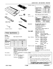 Epson LQ-1050+ Paper Manual