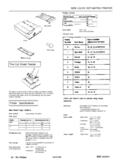 Epson LQ-510X Paper Manual