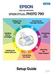 Epson Stylus Photo 790 Setup Manual