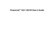Epson PowerLite 1261W User Manual