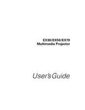 Epson EX70 User Manual